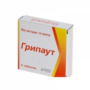 Gripout 500mg 4 tablets